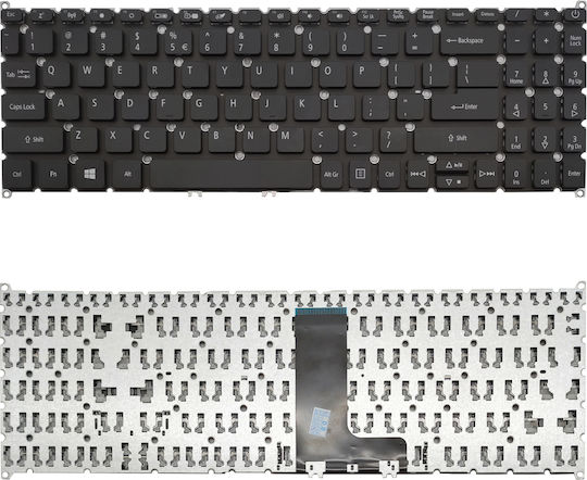 Mentor Laptop-Tastatur Für Acer Mit Hintergrundbeleuchtung Und Englisch (US) In Schwarz Farbe A515-54G