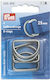 Prym Clasp for Knitted Bag Gray