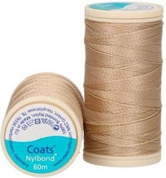 Coats Thread Sewing Nylbond in Brown color 60m