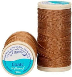 Coats Thread Sewing Nylbond in Brown color 60m