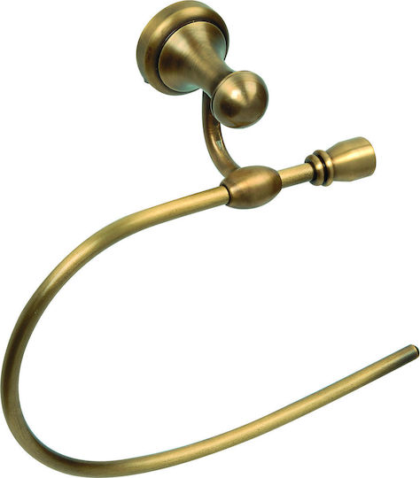 Wall Mounted Gold Paper Holder
