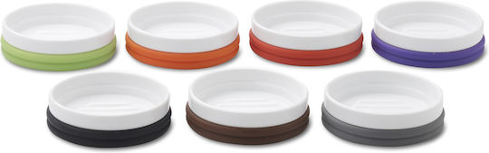 Dg Italia Porcelain Soap Dish Countertop White
