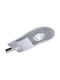 Power Led Εξωτερικό Φωτιστικό LED Δρόμου 40W με Ψυχρό Λευκό Φως IP66 Ασημί