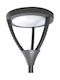 Power Led Εξωτερικό Φωτιστικό LED Δρόμου 40W με Ψυχρό Λευκό Φως IP66 Γκρι