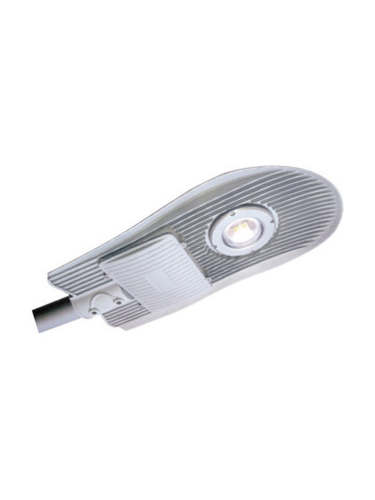 Power Led Εξωτερικό Φωτιστικό LED Δρόμου 20W με Ψυχρό Λευκό Φως IP66 Ασημί