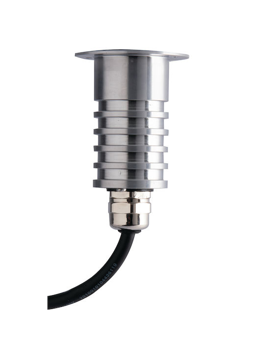 Fan Europe Trevis Spot Outdoor Floor Lamp 3W RGB Silver LED Trevis R7