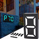 Led Wall Mounted Solar Light House Number 0.36W with Photocell IP55
