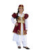 Traditional Kids Costume Mykonos with 2 Rows Necklace