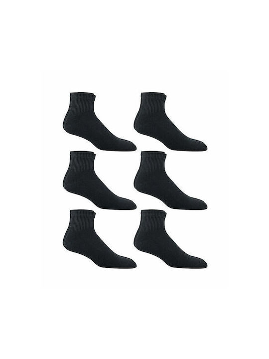 Vtex Socks Solid Color Socks Black 6Pack