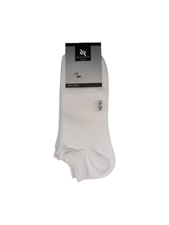 Douros Socks Ανδρικές Κάλτσες ΛΕΥΚΟ