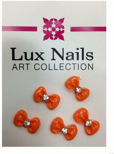Decorations for Nails in Orange Color 5pcs