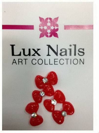 Decorations for Nails in Red Color 5pcs