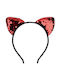 Детска лента за коса with Ears Red 1бр