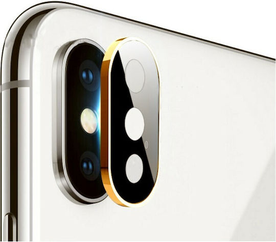 Cover Camera Protection Metal Frame Gold for the iPhone XS