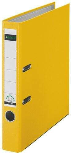 Leitz Binders 4/32 for Paper A4 with 2 s Rings Yellow 1pcs