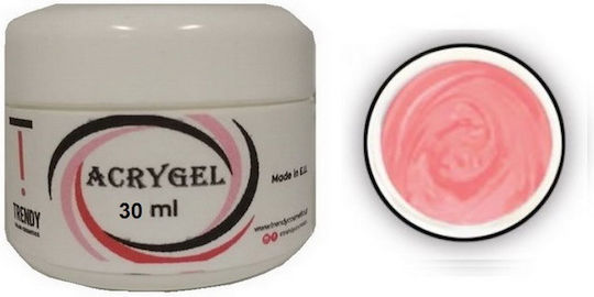 Trendy Color Cosmetics Milky Rose Acrygel Gel pentru Unghii Roz 30ml