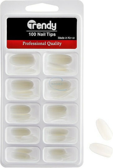 Trendy Color Cosmetics Tips Νυχιών σε Μπεζ Χρώμα 100τμχ 12113