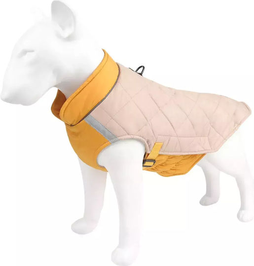 Beige Dog Coat with 40cm Back Length