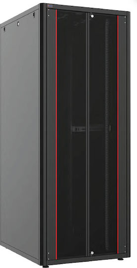 Mirsan Επιδαπέδια Καμπίνα Rack 42U 80x100x200.4cm Μαύρο GTN42U81.01_PRF63