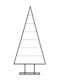 Christmas Decorative Metal Tree 117cm Black