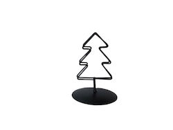 Christmas Decorative Tree 8cm Black Christmas Decorative Tree 8cm Black