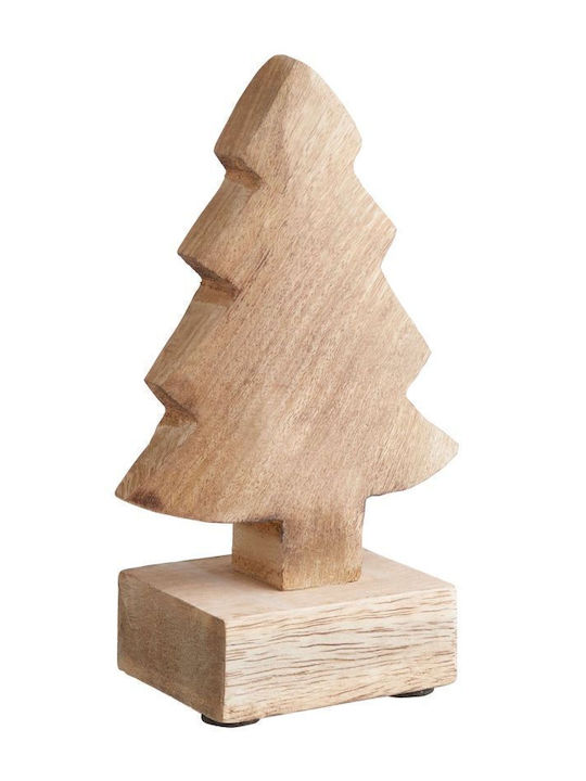 Christmas Decorative Wood Tree Beige Forest