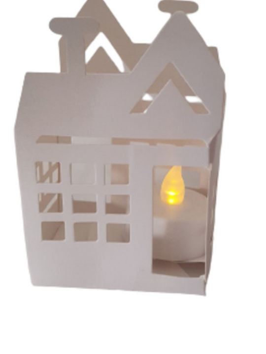 blokker Weihnachts- Beleuchtete Dekorative Darstellung Weiß 11x11x11cm