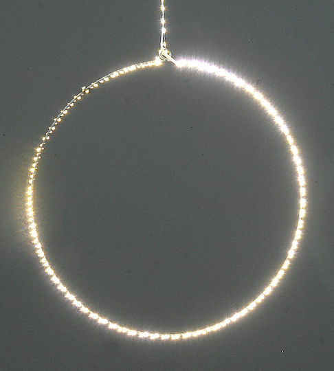 Christmas Metal Lighted Decorative Wreath 37cm