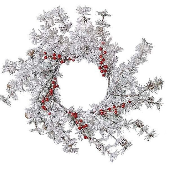 JK Home Decoration Crăciun Decorativ Coroană de flori cu Diametru 51cm.