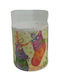 Weihnachtlich Vase Glas Mehrfarbig L15xB10cm.