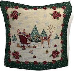 Christmas Fabric Decorative Sleigh 45x45x45cm.