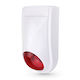 Wireless Wi-Fi Alarm Siren Outdoor with White Light