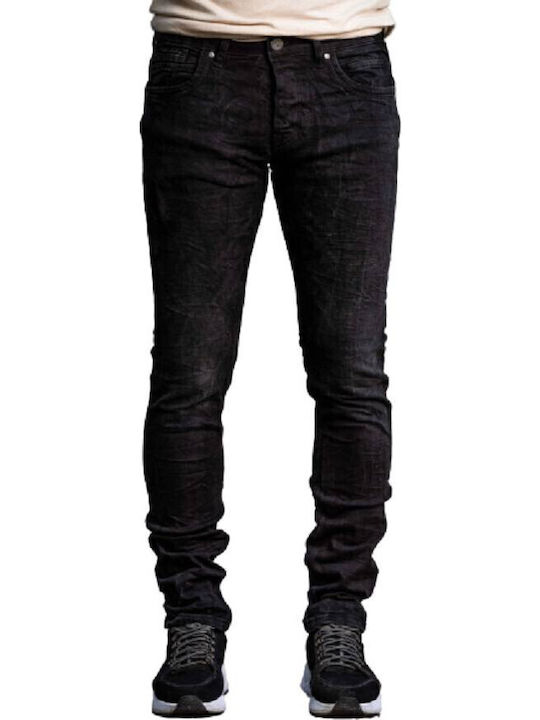 Profil Jean Gar Men's Jeans Pants Slim Fit Black