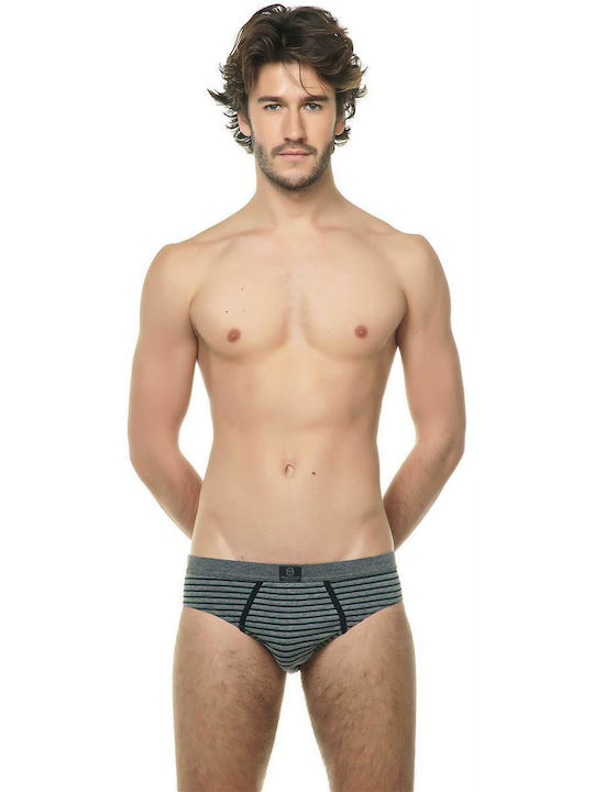 Men's Slip Gray with Patterns