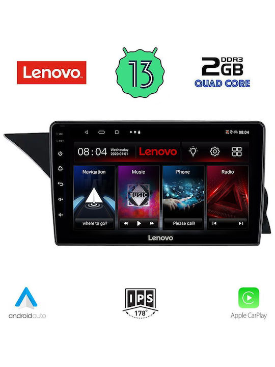 Lenovo Ηχοσύστημα Αυτοκινήτου για Mercedes-Benz GLK 2013-2017 (Bluetooth/USB/WiFi/GPS/Apple-Carplay/Android-Auto) με Οθόνη Αφής 9"