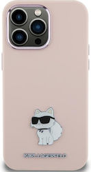 Karl Lagerfeld Choupette Metal Pin Розов (iPhone 15 Plus) Karl Lagerfeld Choupette Metal Pin Розов (iPhone 15 Plus)