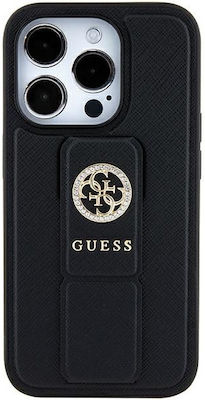 Guess Plastic Back Cover Black (iPhone 15)