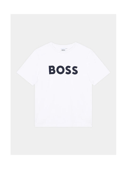 Hugo Boss Παιδικό T-shirt Λευκό