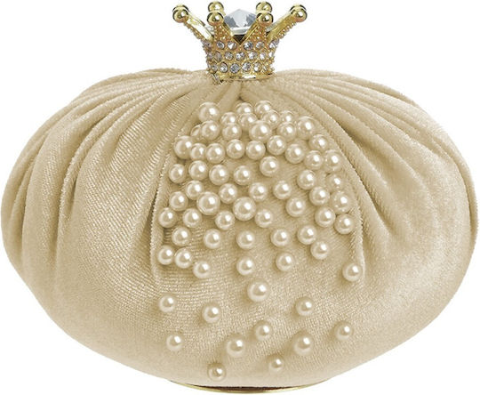 Inart Tischplatte Glücksbringer Granatapfel Rosa aus Stoff 12x12cm 1Stück