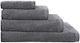 Homeline Hotelhandtuch 190x80 cm Gray Gewicht: 500gsm