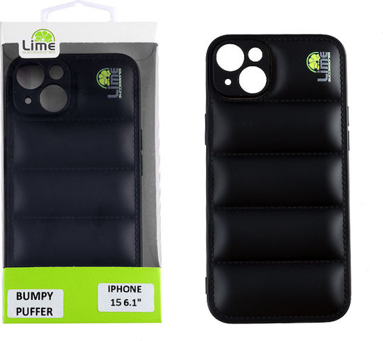 Lime Umschlag Rückseite Silikon mit Band Grün (iPhone 15)