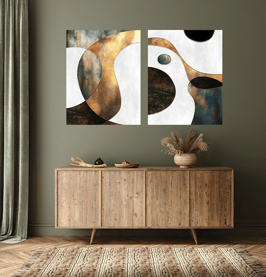 Αφηρημένα Σχέδια σε Καμβά 45x65 cm
