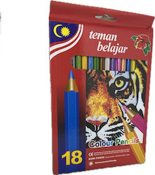 Justnote Coloured Pencils Red Set 18 pcs Justnote Coloured Pencils Red Set 18 pcs