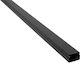 Elmark Canal de Cablu din Plastic Negru 2m