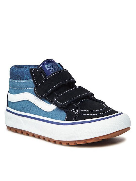 Vans Παιδικά Sneakers High με Σκρατς Μαύρα
