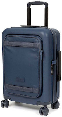 Eastpak Cabin Travel Suitcase Fabric Navy Blue with 4 Wheels Height 55cm.