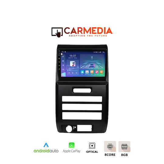 Carmedia Автомобилна Аудио Система (Блутут/USB/WiFi/GPS/Apple-Carplay/Android-Auto) с Тъчскрийн 9"