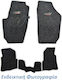 Set of Front and Rear Mats 4pcs for Seat Ibiza 1993-1999 Gray