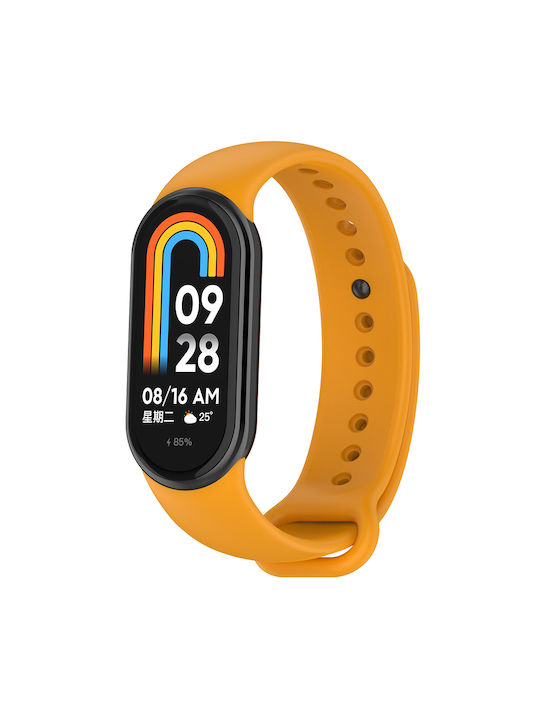 Techsuit Watchband W014 Λουράκι Πορτοκαλί (Xiaomi Smart Band 8)