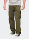 Trousers Cargo in Baggy Line Green